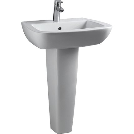 Ventuno umývadlo 60 cm, biele s otvorom na batériu