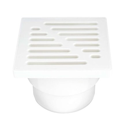 Land PODLAHOVÁ VPUSŤ SPODNÁ PLAST odtok biely 110 mm KR-PLS.D.110.15BI