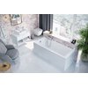 Excellent Wave SLIM – Obdĺžniková akrylátová vaňa do kúpeľne 180 × 80 cm, biely lesk (WAEX.WAV18WHS)