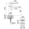 Valvex Esto – stojanková umývadlová batéria s automatickým odtokovým ventilom, chróm, 2414200