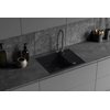 Kuchinox LAUT granitový drez 56 x 44 cm, čierny SBZ_713Y