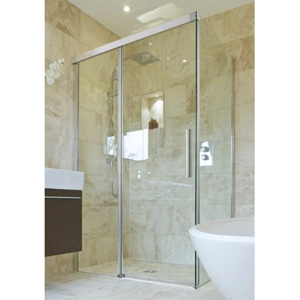 Aquatek NOBEL R43 obdĺžnikový sprchový kút 140 x 80 x 200 cm, sklo číre