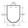 Roca Gap Square WC kombi, splachovanie 3/4,5l, prívod vody zo spodu, biela A342479000/A341470000