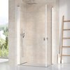 Ravak Chrome CRV1+CRV1 sprchový kút 80 x 80 x 195 cm, 2x-1QV40101Z1