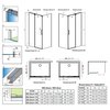 Radaway ESPERA PRO KDJ obdĺžnikový sprchový kút 140 x 100 x 200 cm 10090140-01-01L+10092140-01-01L+10093100-01-01