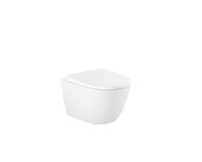 Roca ONA Compakt WC misa 36 x 48 cm RimFree, biela so sedátkom A34H689000