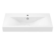 Uptrend – Umývadlo na stenu Gemini 80 × 47 cm biele lesklé TR4270B