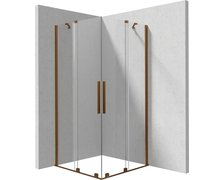 Deante PRIZMA sprchový kút 90 x 90 x 195 cm, sklo číre KPNCP09P09