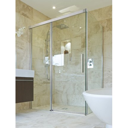 Aquatek NOBEL R53 obdĺžnikový sprchový kút 140 x 90 x 200 cm, sklo číre