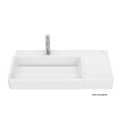Roca TURA nástenné/nábytkové keramické umývadlo 80 x 43 cm, ľavé A327697000