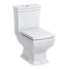 Novoterm Kleopatra WC kombi, odtok zadný, splachovanie 3/6l. s voľne-padajúcim sedátkom Kl11
