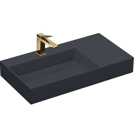 Rea ARCHI 90 konglomerátové umývadlo na dosku 89,5 x 48 cm REA-U4304