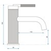 Roca MERIDIAN Compacto FINECERAMIC® nástenné umývadlo 50 x 27,5 cm  A327740000