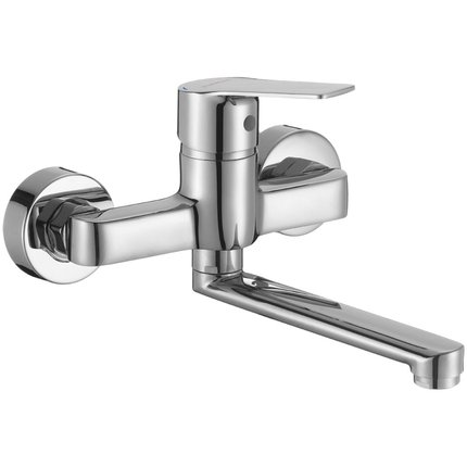 Kuchinox BORGO umývadlová batéria nástenná s pohyblivou výlevkou, chróm BKB_050D