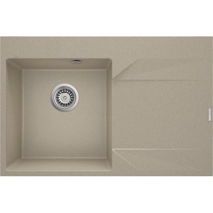 Deante EVORA granitový drez s odkvapkávačom vpravo 76 x 50 cm ZQJ_711P