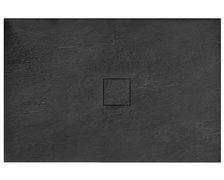 Rea BLACK STONE 90 X 120 cm obdĺžniková sprchová vanička z liateho mramoru  HO-K9603