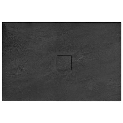 Rea BLACK STONE 90 X 120 cm obdĺžniková sprchová vanička z liateho mramoru  HO-K9603