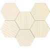 Tubadzin HORIZON Ivory hex mozaika 28,9x22,1 cm