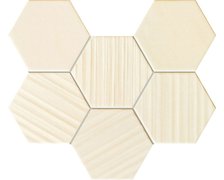 Tubadzin HORIZON Ivory hex mozaika 28,9x22,1 cm