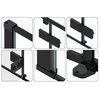 Rea FARGO U BLACK MAT sprchový kút 120 x 90 x 195 cm sklo číre K3214