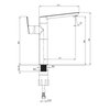 Novoterm keramické umývadlo na dosku 58 x 38,5 cm KR-139 Marble