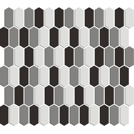 MIDAS sklenená mozaika 28,6 x 27,2 cm A-MBO06-XX-010