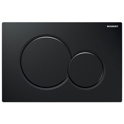 GEBERIT Sigma 01 ovládacie tlačítko, plast, čierna lesklá 115.770.DW.5