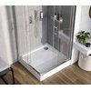 Deante SQUARE sprchový kút 80 x 80 x 200 cm sklo číre KQB_R088P