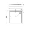 Deante SQUARE sprchový kút 80 x 80 x 200 cm sklo číre KQB_R088P