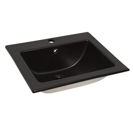 Novoterm keramické umývadlo zápustné black 53 x 45 cm KR 709 BLM