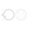 Home OMEGA zrkadlo okrúhle s LED osvetlením 60 cm