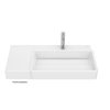 Roca TURA nástenné/nábytkové keramické umývadlo 80 x 43 cm, pravé A327696000