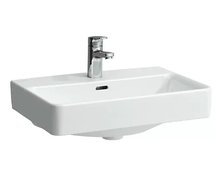 LAUFEN PRO S keramické umývadlo, s 1 otvorom 55 x 38 cm biele H8189580001041