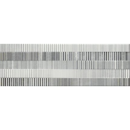 Opoczno Concrete Stripes Inserto Stripes rektifikovaný dekor 29 x 89 cm ND033-006