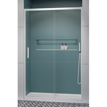 Radaway IDEA WHITE DWJ sprchové dvere 130 x 205 cm, sklo číre 387017-04-01L