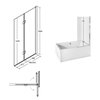 Besco Modern – Obdĺžniková akrylátová vaňa do kúpeľne 170 × 70 cm (WAM-170-MO)