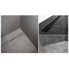 New Trendy NEW SOLEO BLACK sprchové dvere 80 x 195 cm, číre sklo, jednokridlové D-0210A
