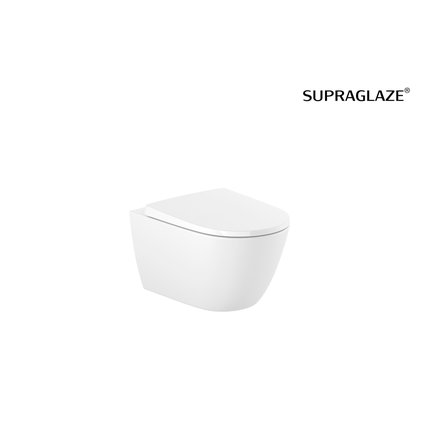 Roca ONA WC misa 36 x 53 cm RimFree, biela SUPRAGLAZE® A346687S00