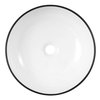Novoterm keramické umývadlo na dosku 41,5 cm KR-98WH/BL
