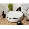 Novoterm keramické umývadlo na dosku 41,5 cm KR-98WH/BL