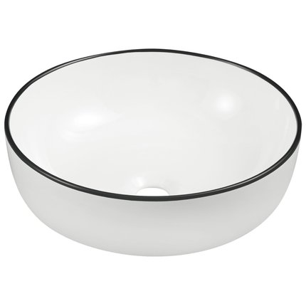 Novoterm keramické umývadlo na dosku 41,5 cm KR-98WH/BL