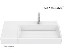 Roca TURA nástenné/nábytkové keramické umývadlo 80 x 43 cm, pravé A327696S00