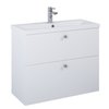 Elita SET KIDO skrinka pod umývadlo 80 cm 2S biela matná, s umývadlom 168093/2x168412
