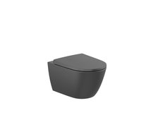 Roca ONA WC misa 36 x 53 cm RimFree, čierna A346687080