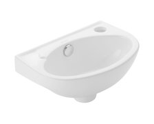 Uptrend – Umývadlo na stenu Ines 36 × 24 cm biele lesklé pravé TR41203