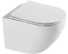 Aquaform SOLLER STORM WC misa závesná Rimfree 52 x 36 x 36 cm so sedátkom Slim