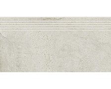 Opoczno Grand Stone Newstone White rektifikovaná schodnica matná 29,8 x 59,8 cm