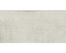Opoczno Grand Stone Newstone White rektifikovaná schodnica matná 29,8 x 59,8 cm