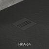 Radaway Kyntos F sprchová vanička z mramorového zlepenca 140 x 100 cm HKF140100-54+HKA54