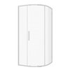 Novoterm SOLID RPS CHR SOLO sprchový kút bez vaničky 80 x 80 x 195 cm, sklo číre